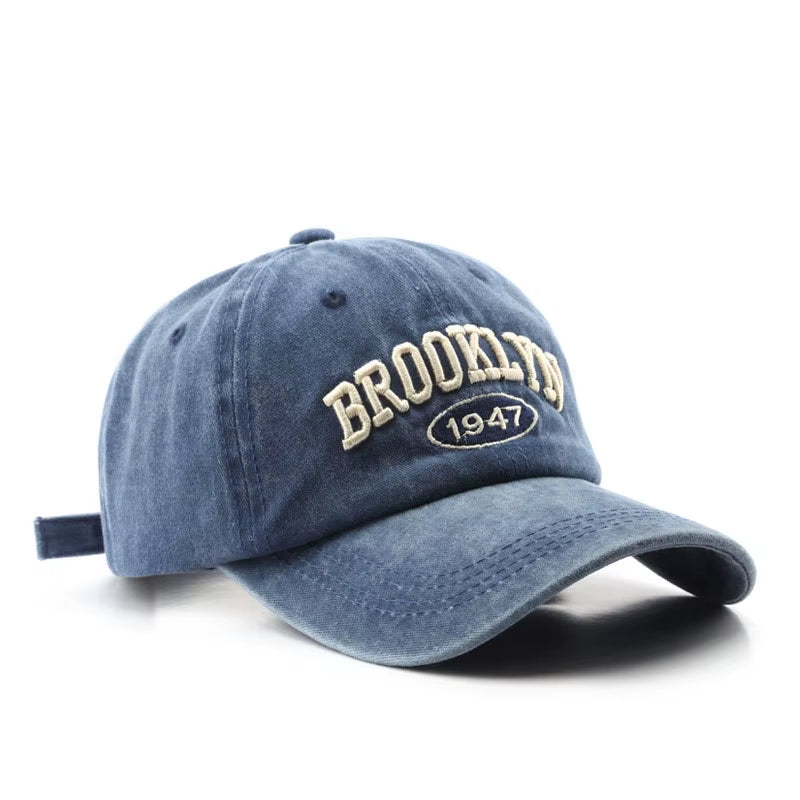 Adjustable Retro Embroidered Baseball Cap