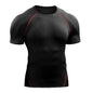 Men's Compression T-Shirt – Summer Quick-Dry Sportswear for Running, Gym & Training