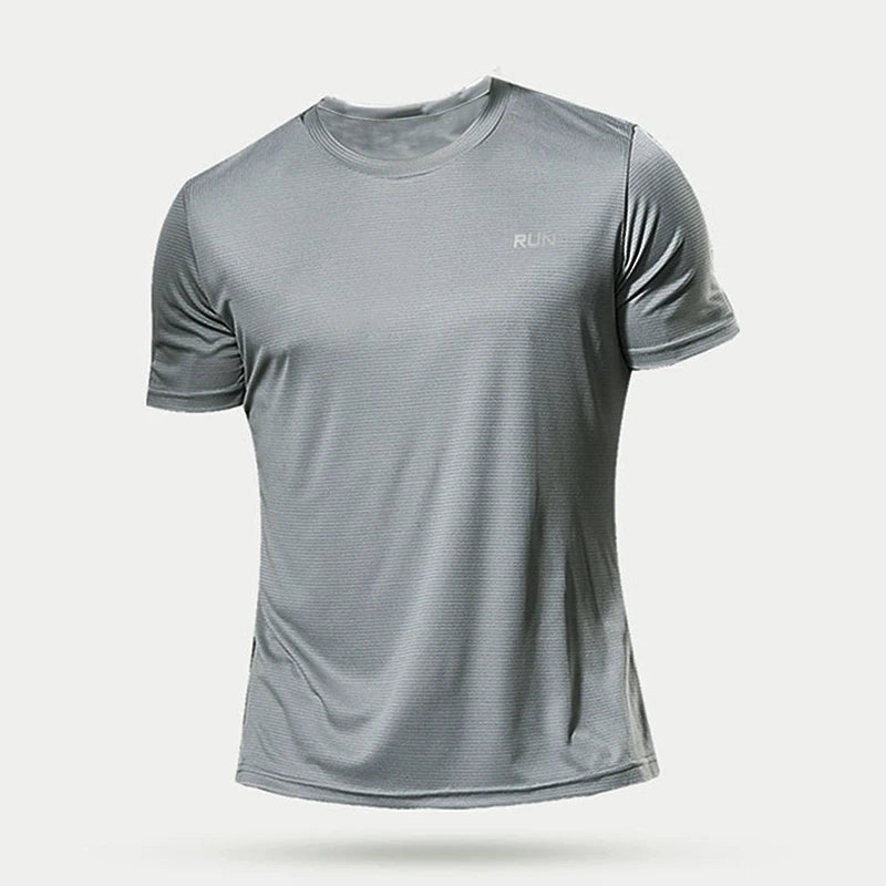 Men's Sports T-Shirt – Quick Dry Running, Soccer, Gym & Fitness Jersey