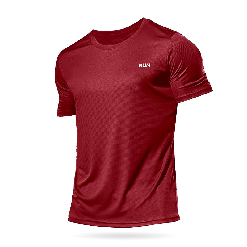Men's Sports T-Shirt – Quick Dry Running, Soccer, Gym & Fitness Jersey
