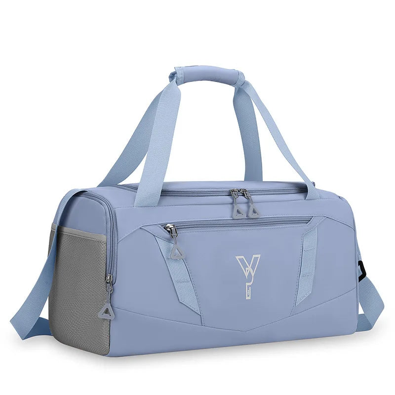 Women's Waterproof Gym Bag – Sports Fitness Tote with Shoe Pocket, Travel & Swimming Handbag