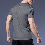 Men's Sports T-Shirt – Quick Dry Running, Soccer, Gym & Fitness Jersey