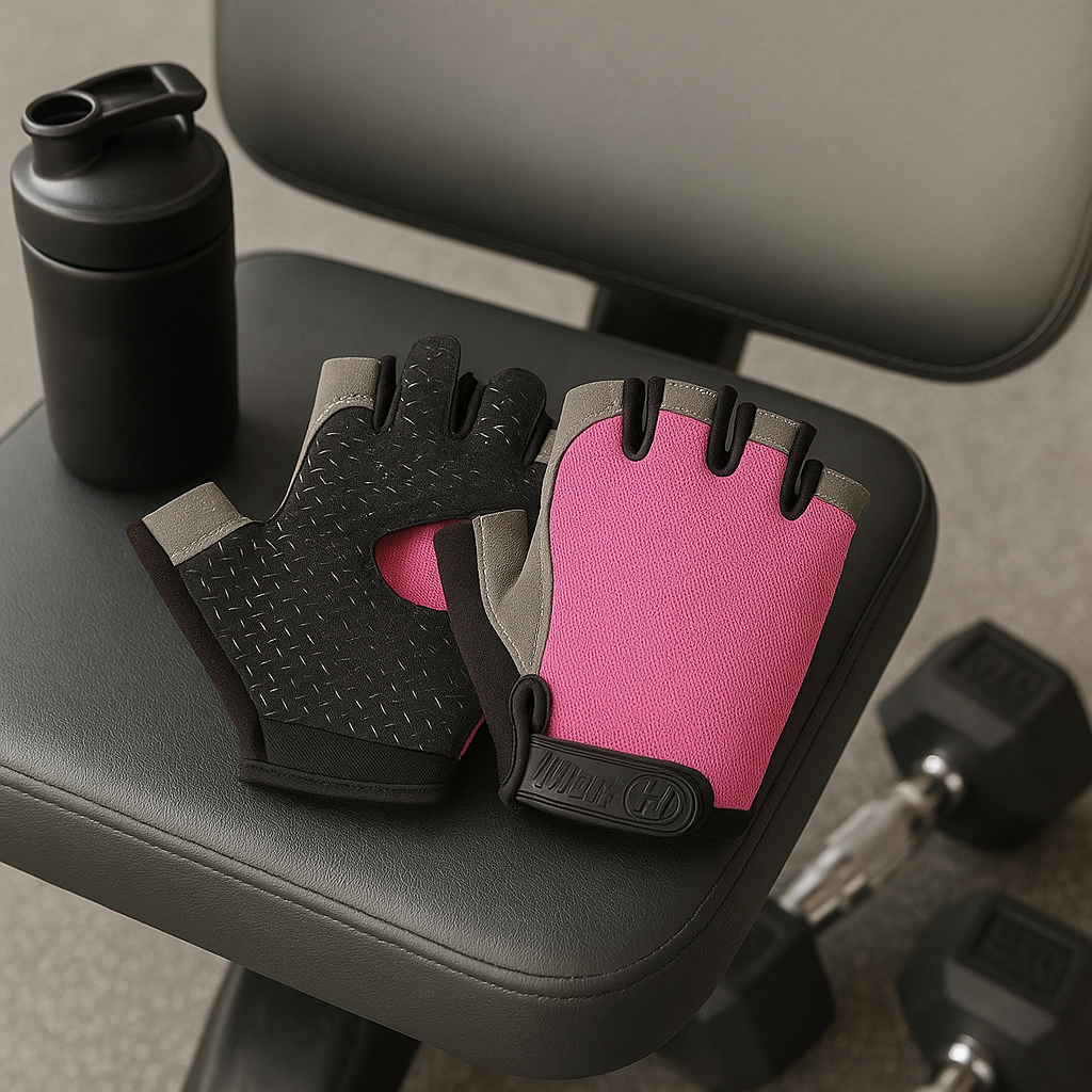 Breathable Anti-Slip Half Finger Cycling Gloves – Fitness, Gym, Bike Riding