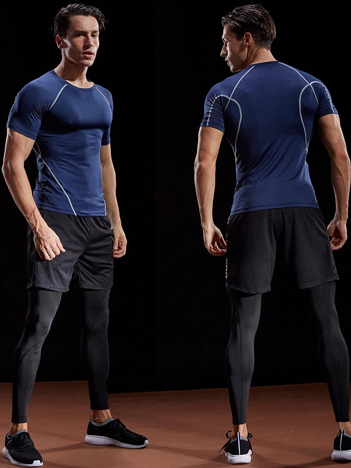 Men's Compression T-Shirt – Summer Quick-Dry Sportswear for Running, Gym & Training