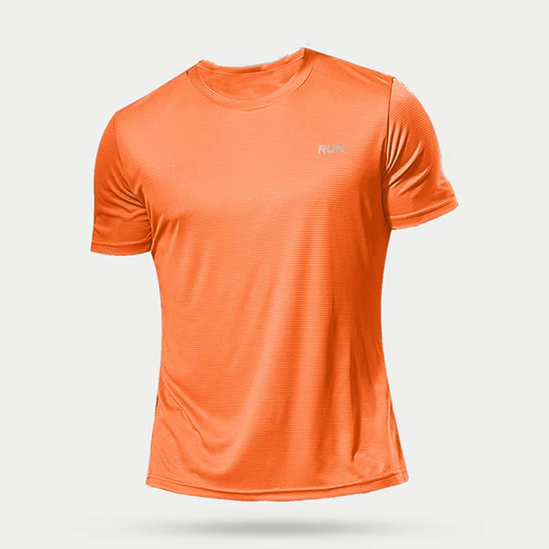 Men's Sports T-Shirt – Quick Dry Running, Soccer, Gym & Fitness Jersey