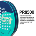 Lightweight Carbon Fiber Padel Racket with EVA Flex Foam Core