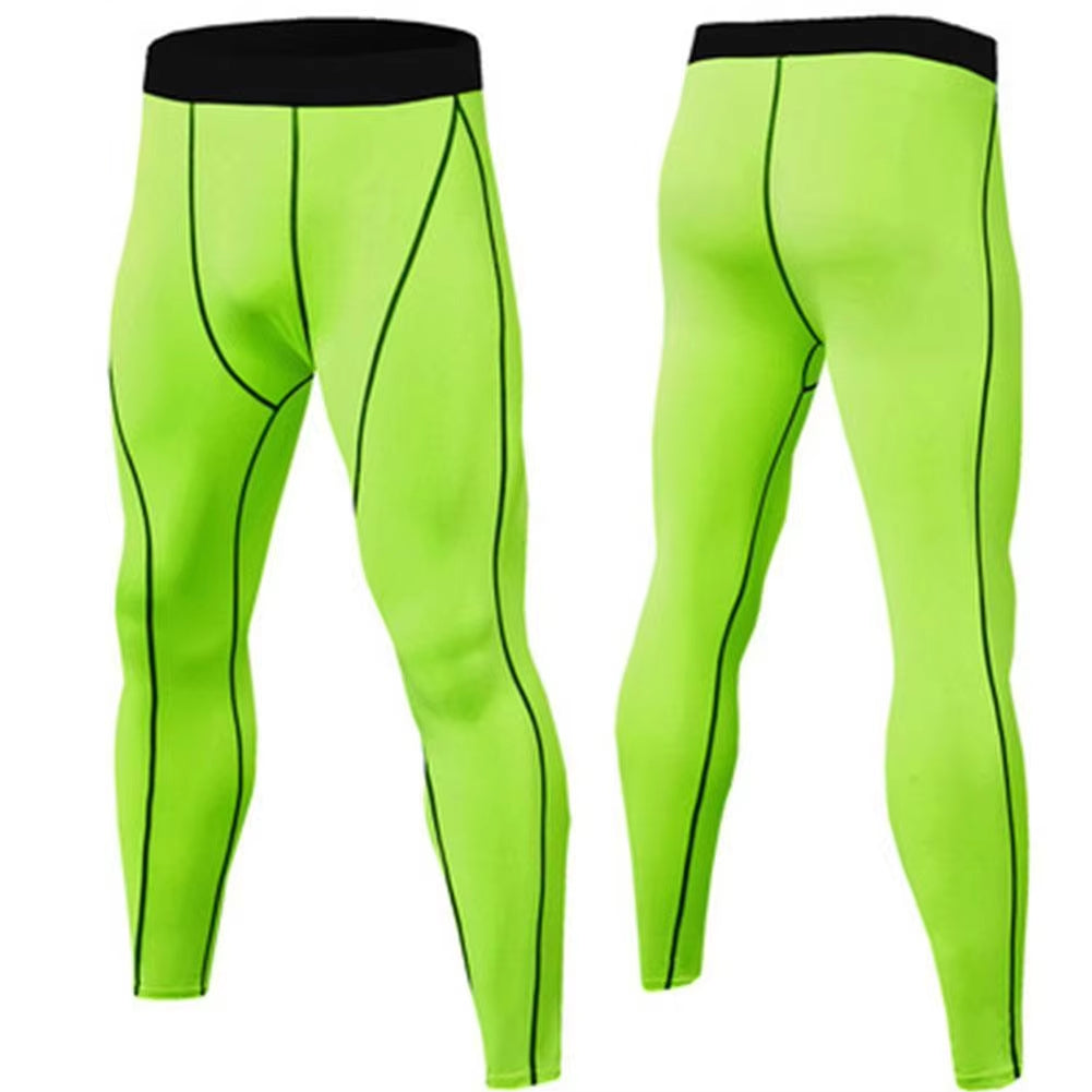 Men’s Compression Pants – Quick Dry Running Tights for Training, Fitness & Workout