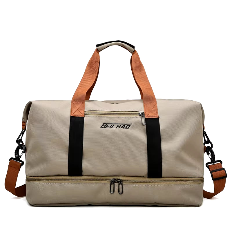 Travel Gym Duffle Bag – Portable Carry-On Weekender, Fitness Shoulder & Crossbody Bag