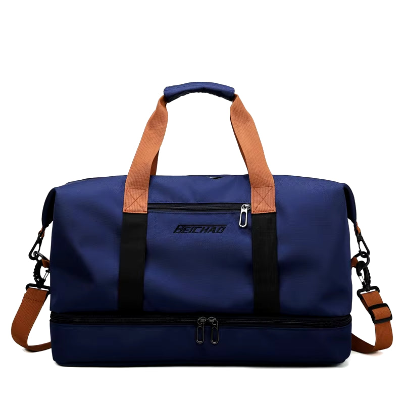 Travel Gym Duffle Bag – Portable Carry-On Weekender, Fitness Shoulder & Crossbody Bag