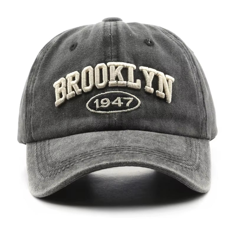 Adjustable Retro Embroidered Baseball Cap