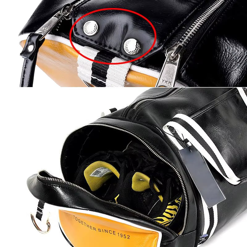 Waterproof Sports Gym Bag with Shoe Compartment –Travel & Fitness Duffel for Men & Women