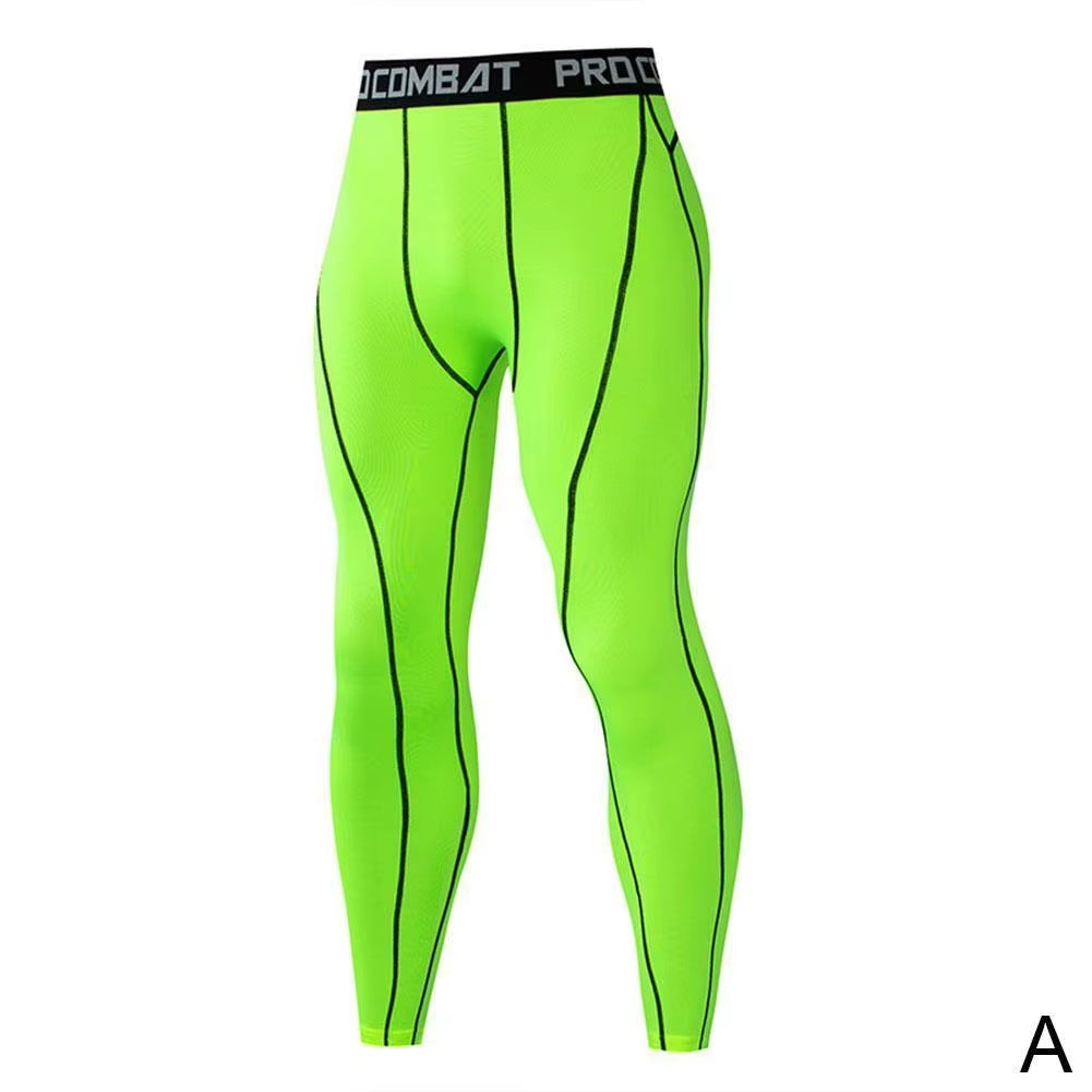 Men’s Compression Pants – Quick Dry Running Tights for Training, Fitness & Workout