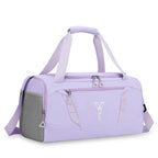 Women's Waterproof Gym Bag – Sports Fitness Tote with Shoe Pocket, Travel & Swimming Handbag