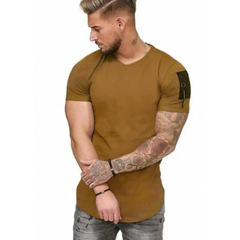 Men’s Cotton Running & Training T-Shirt – Fitness, Gym, and Sportswear Top