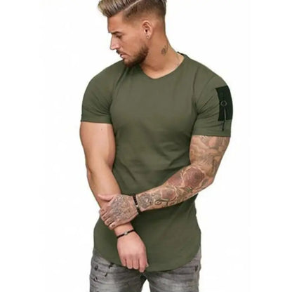 Men’s Cotton Running & Training T-Shirt – Fitness, Gym, and Sportswear Top