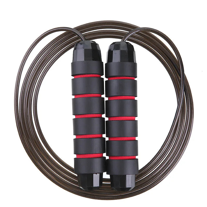Adjustable Weighted Speed Jump Rope with Comfortable Foam Handles