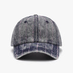 Light Washed Curved Brim Baseball Cap 