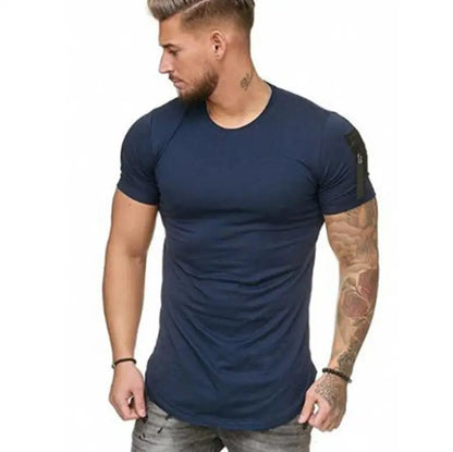 Men’s Cotton Running & Training T-Shirt – Fitness, Gym, and Sportswear Top