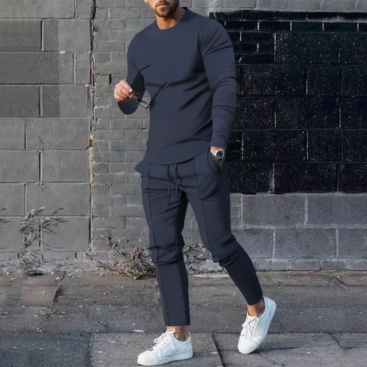 Men’s Slim-Fit Two-Piece Tracksuit
