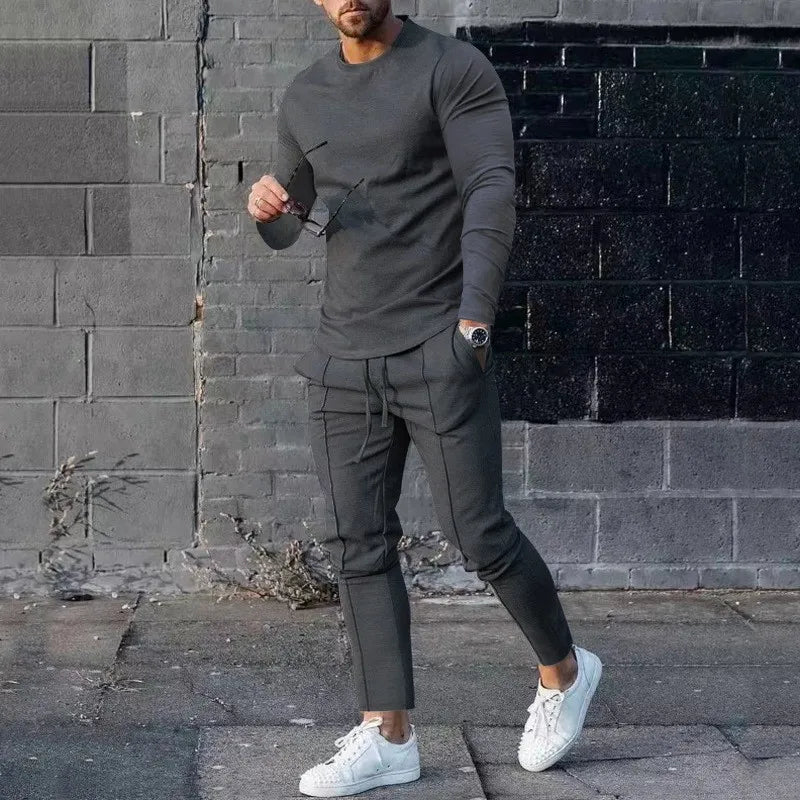 Men’s Slim-Fit Two-Piece Tracksuit