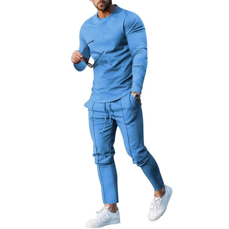 Men’s Slim-Fit Two-Piece Tracksuit