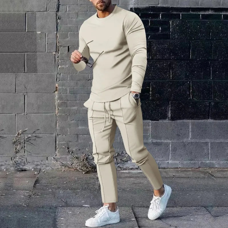 Men’s Slim-Fit Two-Piece Tracksuit