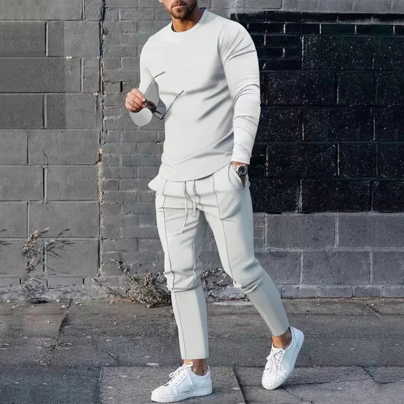 Men’s Slim-Fit Two-Piece Tracksuit