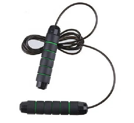 Adjustable Weighted Speed Jump Rope with Comfortable Foam Handles