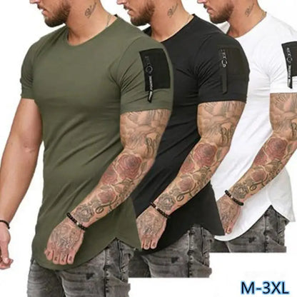 Men’s Cotton Running & Training T-Shirt – Fitness, Gym, and Sportswear Top