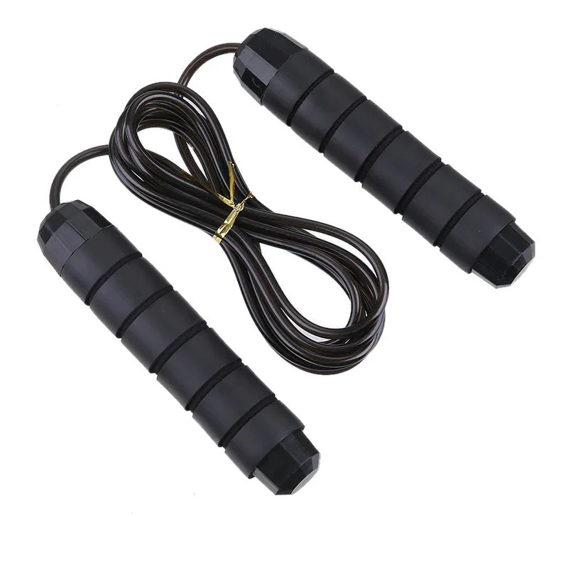 Adjustable Weighted Speed Jump Rope with Comfortable Foam Handles