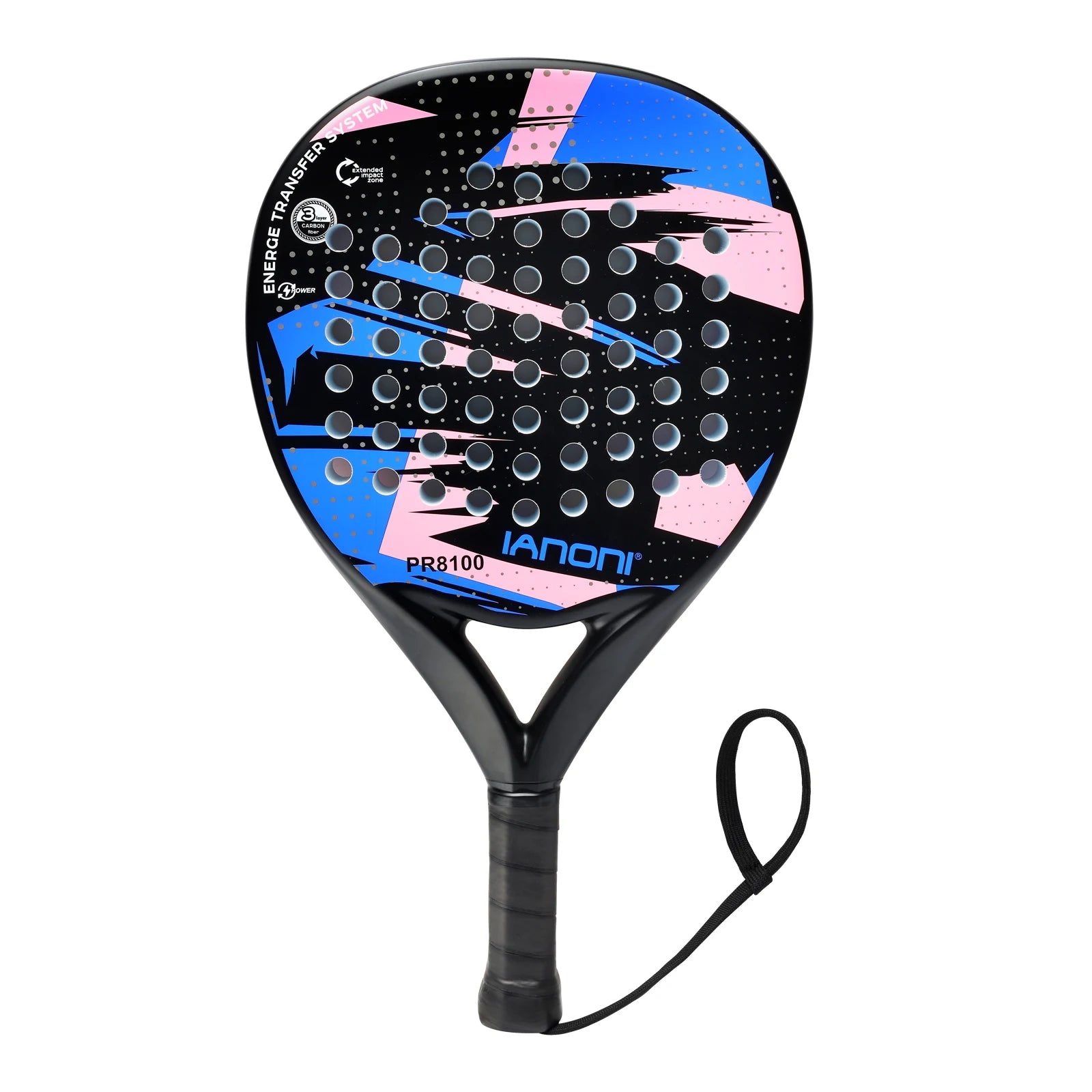 Lightweight Carbon Fiber Padel Racket with EVA Memory Foam Core