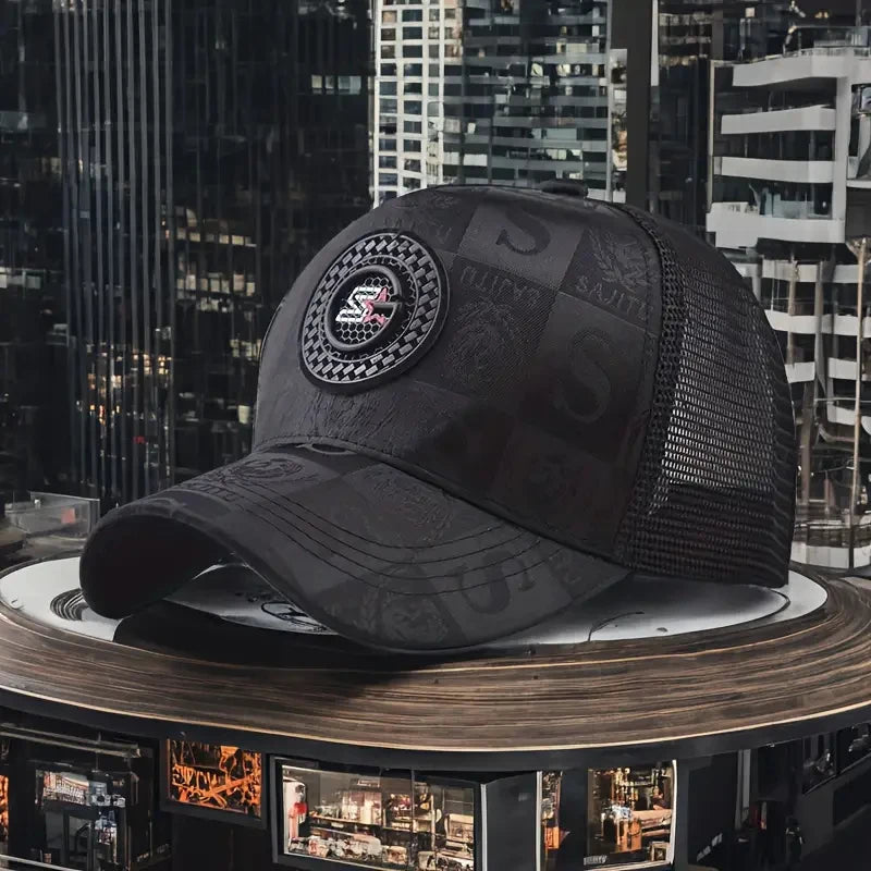 Men's Mesh Baseball Cap – Breathable Trucker Hat, Casual Street Style