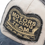 Washed Cotton Baseball Cap – Vintage Distressed Dad Hat, Snapback Style