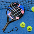 Lightweight Carbon Fiber Padel Racket with EVA Memory Foam Core