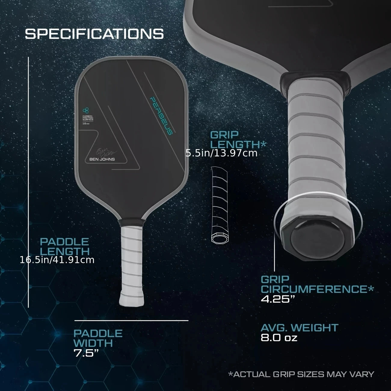 T700 Carbon Fiber Pickleball Paddle – 16mm Polymer Power Core
