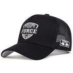 Unisex Mesh Baseball Cap – Summer Snapback Trucker Hat, Breathable Outdoor Sports Style