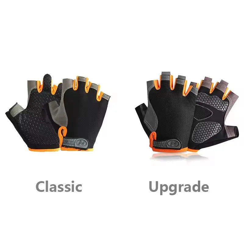 Breathable Anti-Slip Half Finger Cycling Gloves – Fitness, Gym, Bike Riding