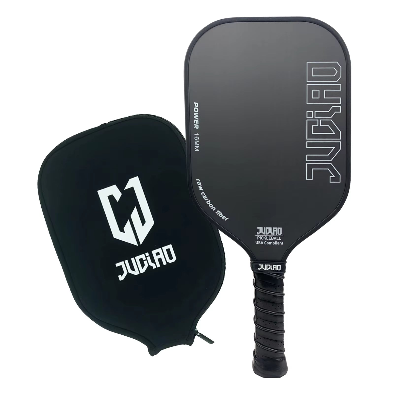Pro Pickleball Paddle – T700 Raw Carbon Fiber Graphite Surface, USAPA Approved