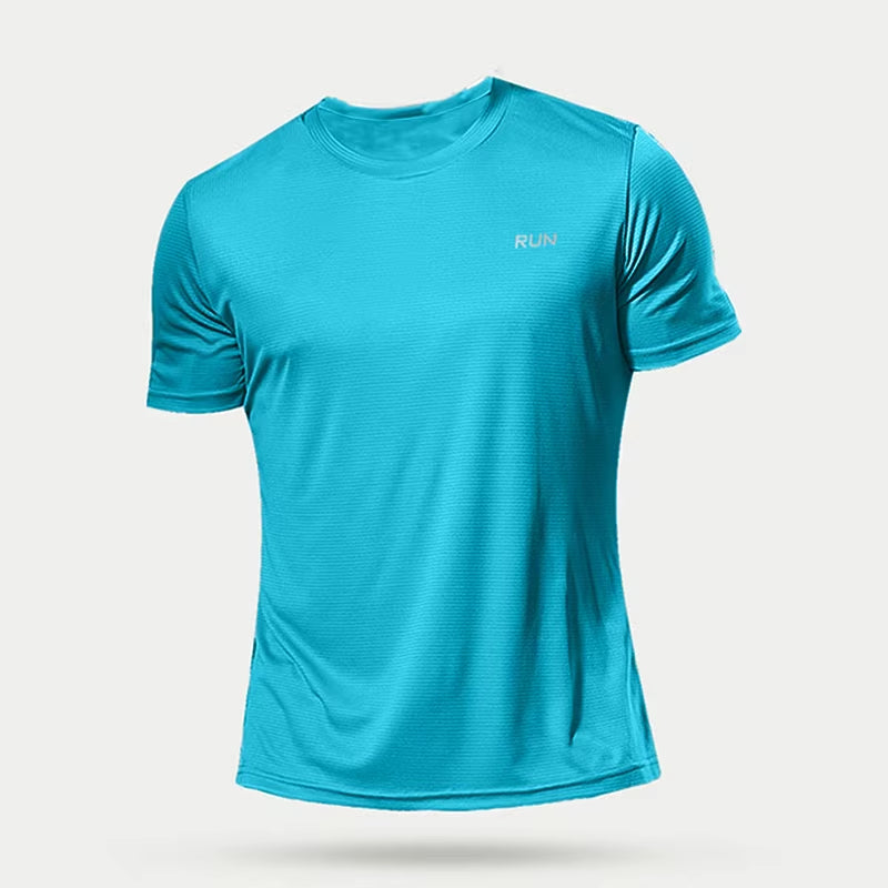 Men's Sports T-Shirt – Quick Dry Running, Soccer, Gym & Fitness Jersey