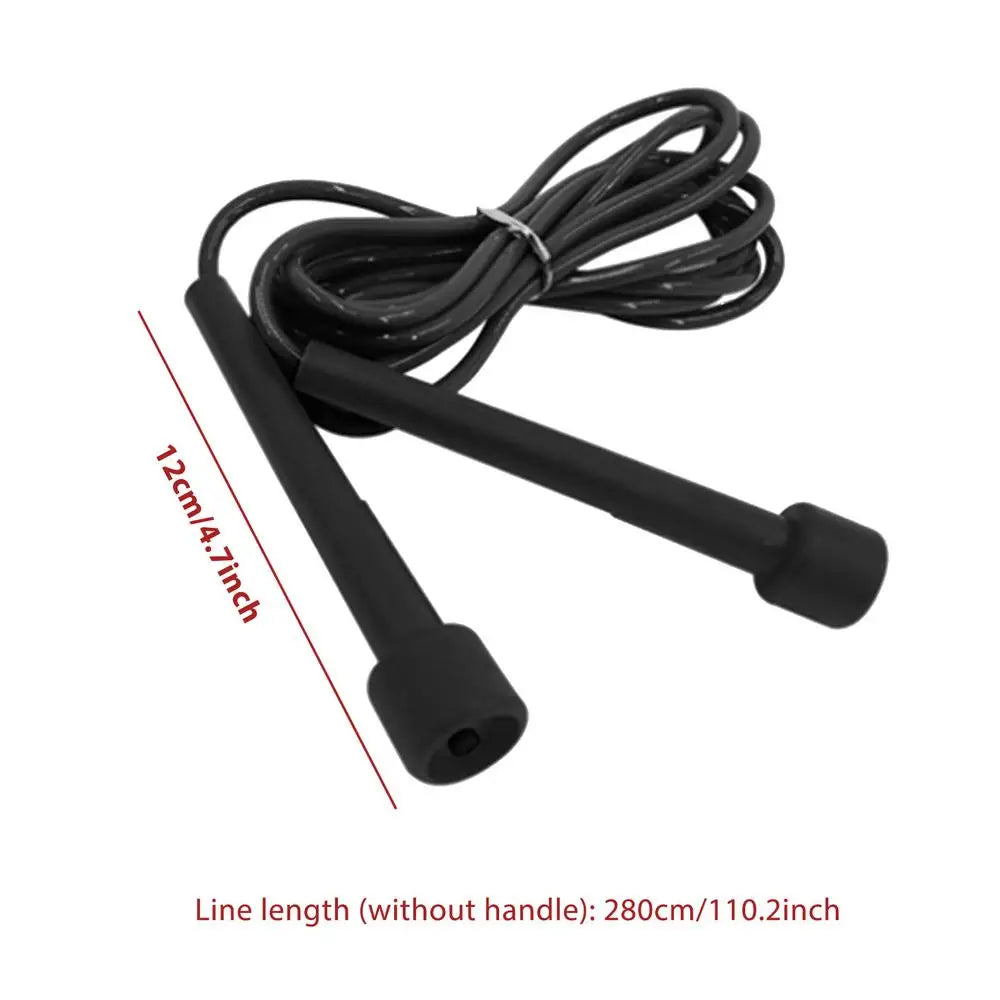 Adjustable Speed Jump Rope 2.8M – PVC Fitness Skipping Rope for Kids & Adults, Boxing & Gym Training