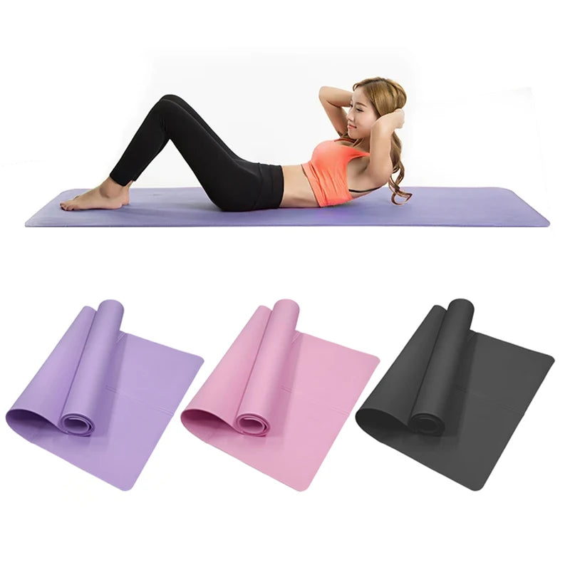 4mm EVA Yoga Mat – Non-Slip Fitness, Pilates & Gym Exercise Mat