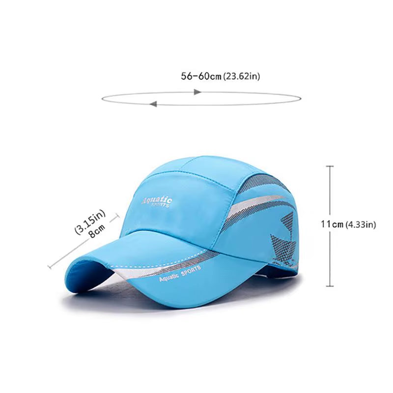 Waterproof Golf & Fishing Hat – Quick Dry Trucker Cap, Adjustable Sun Hat for Men & Women