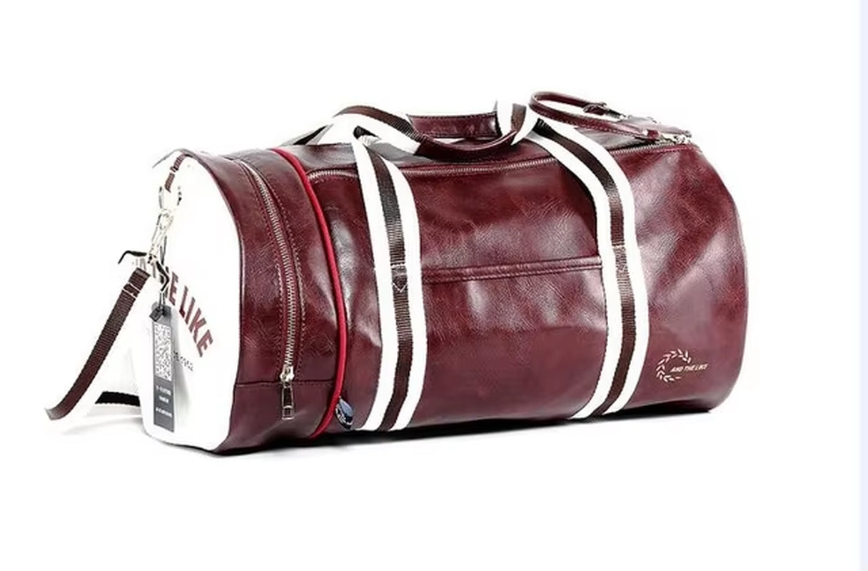 Waterproof Sports Gym Bag with Shoe Compartment –Travel & Fitness Duffel for Men & Women