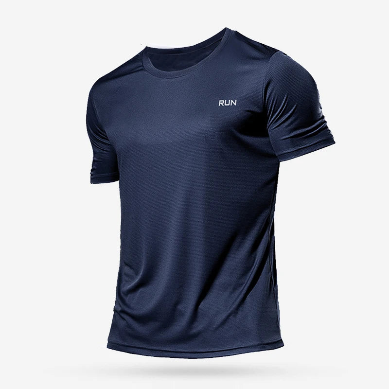 Men's Sports T-Shirt – Quick Dry Running, Soccer, Gym & Fitness Jersey